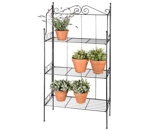 Esschert raft pentru plante cu 3 niveluri, l, 3 image