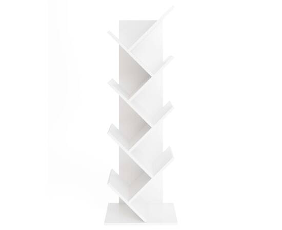 Fmd bibliotecă geometrică verticală, alb, 3 image