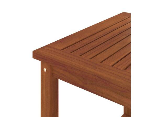 Masă laterală, 45x45x45 cm, lemn solid de salcâm, 4 image