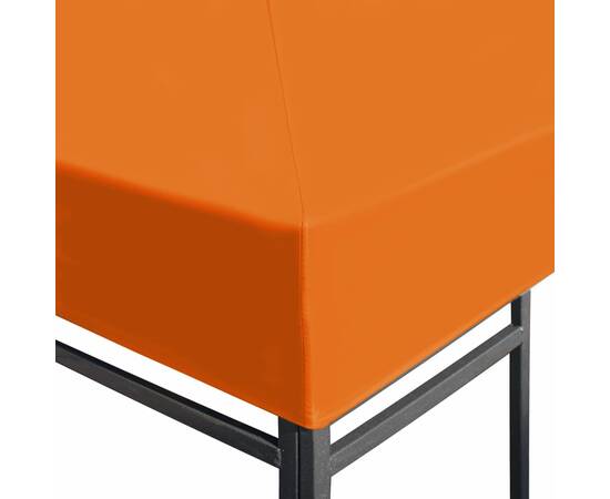 Acoperiș de pavilion, 310 g/m², portocaliu, 3 x 3 m, 5 image