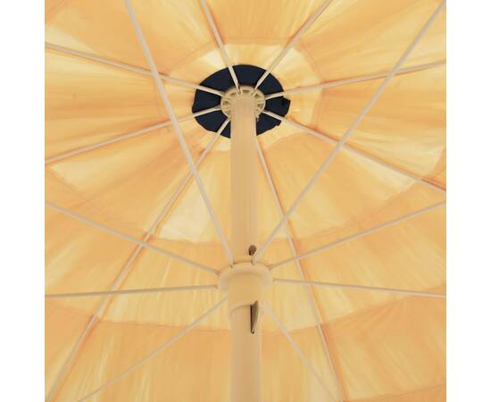 Umbrelă de plajă, natural, 240 cm, stil hawaiian, 2 image
