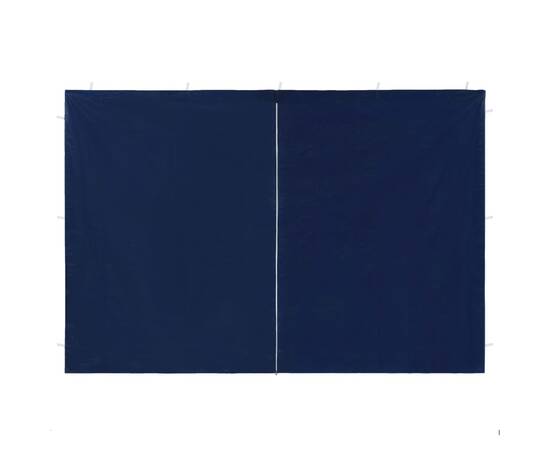 Perete lateral cort petrecere, 2 buc., albastru, pe, cu fermoar, 3 image