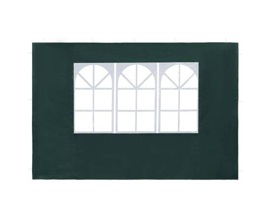 Perete lateral cort petrecere, 2 buc, verde, pe, cu fereastră, 2 image
