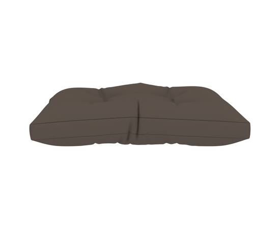 Pernă de canapea din paleți, gri taupe, 60 x 61 x 10 cm, 3 image
