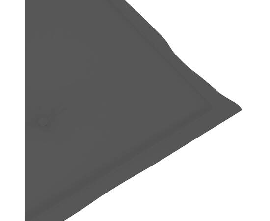 Perne scaun de grădină, 2 buc., negru, 100x50x3 cm, 6 image