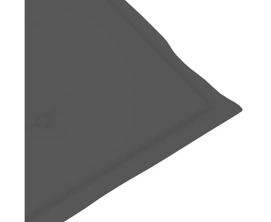 Perne scaun de grădină, 4 buc., negru, 100x50x3 cm, 6 image