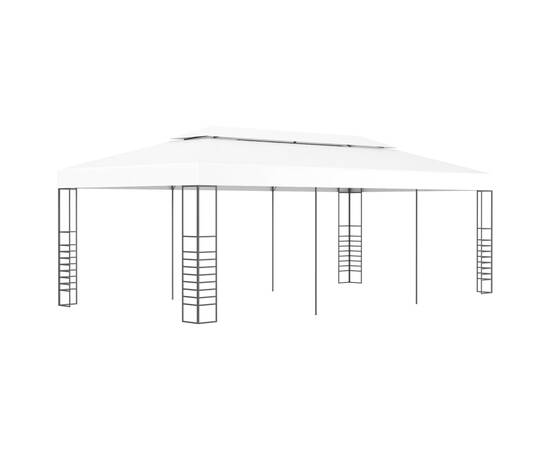 Pavilion marchiză, alb, 6 x 3 m