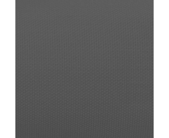 Tetieră pentru șezlong, negru, 40 x 7,5 x 15 cm, textilenă, 6 image