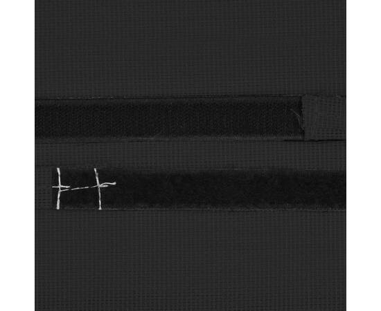 Tetieră pentru șezlong, negru, 40 x 7,5 x 15 cm, textilenă, 4 image