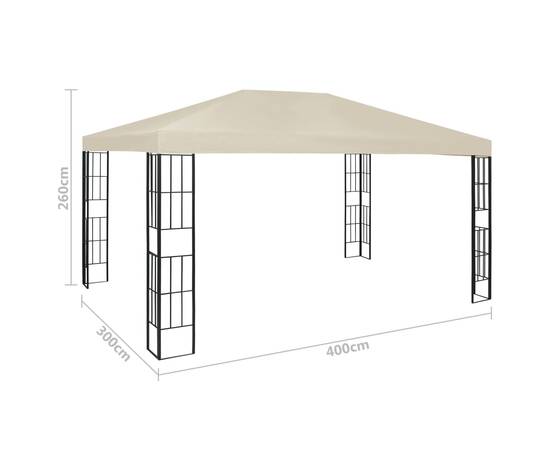 Pavilion, crem, 3 x 4 m, 7 image