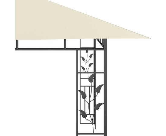 Pavilion cu plasă anti-țânțari, crem, 4x3x2,73 m, 180 g/m², 5 image