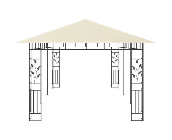 Pavilion cu plasă anti-țânțari, crem, 6 x 3 x 2,73 m, 4 image