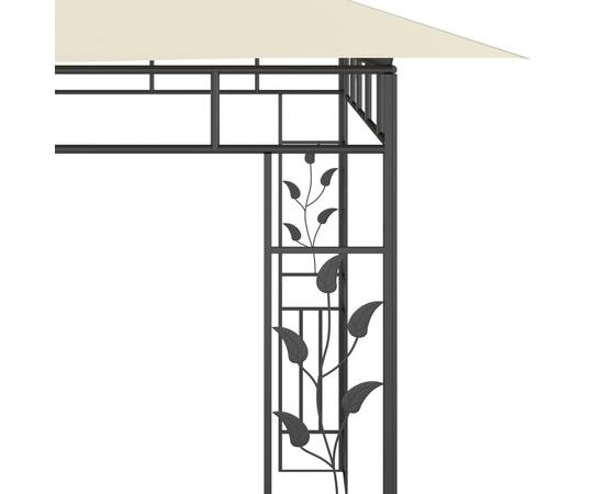 Pavilion cu plasă anti-țânțari, crem, 6 x 3 x 2,73 m, 5 image
