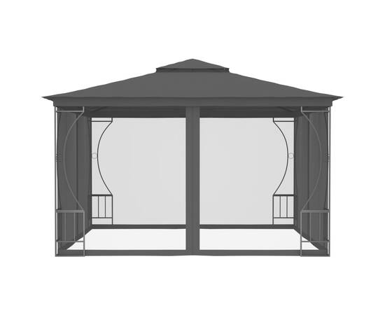 Pavilion cu plase, antracit, 300 x 300 x 265 cm, 3 image