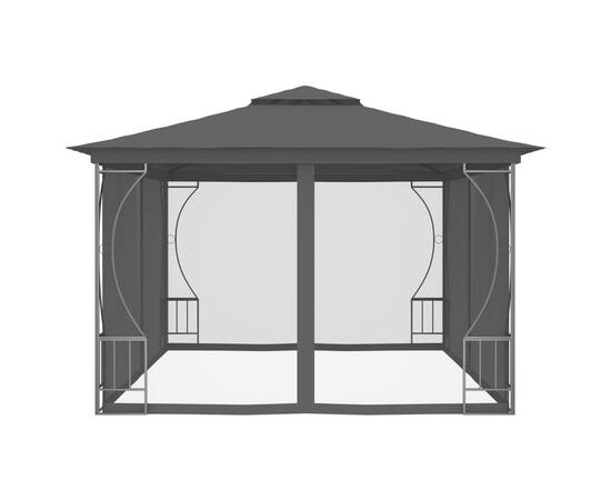 Pavilion cu plase, antracit, 300 x 400 x 265 cm, 4 image