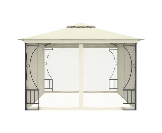 Pavilion cu plase, crem, 300 x 400 x 265 cm, 4 image
