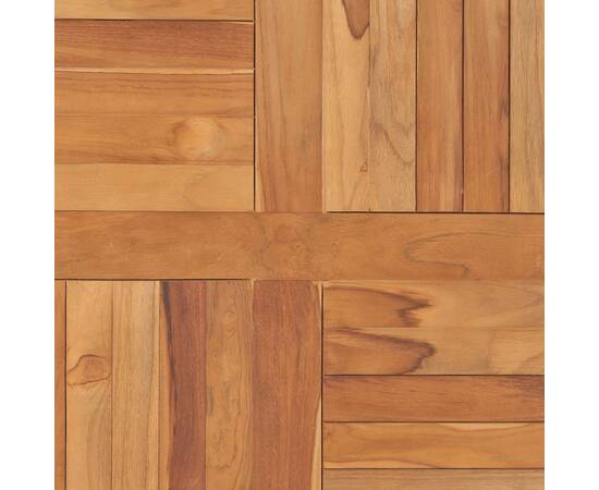 Blat de masă pătrat, 80 x 80 x 2,5 cm, lemn masiv de tec, 2 image