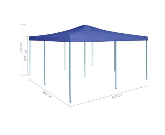Pavilion pliabil, albastru, 5 x 5 m, 7 image