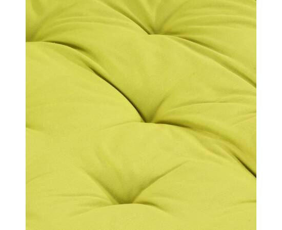 Pernă podea canapea din paleți, verde, 120 x 80 x 10 cm bumbac, 2 image