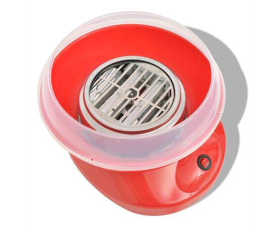 Mașină vată de zahăr 480 w roșie, 4 image