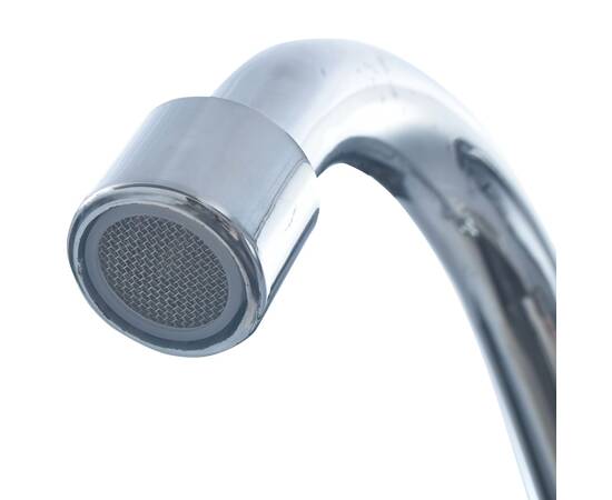 Chiuvetă spălat mâini comercială cu robinet, oțel inoxidabil, 5 image