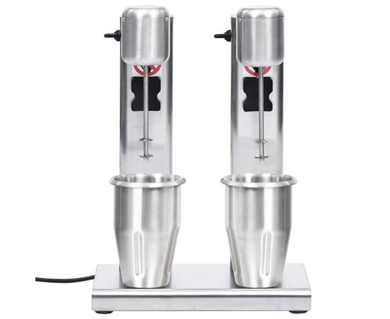 Mixer de milkshake cu 2 vase, oțel inoxidabil, 2 l, 5 image