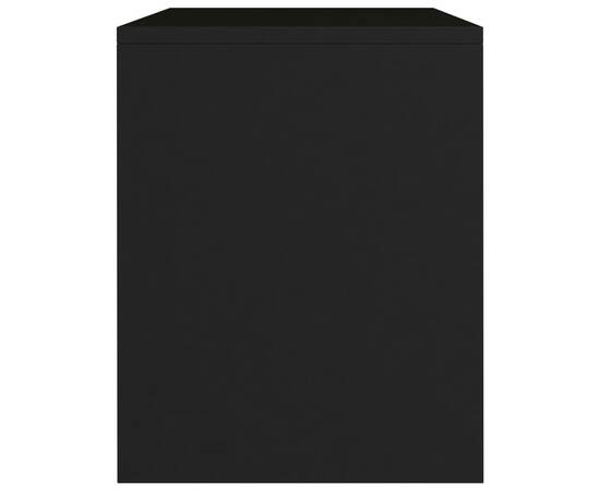 Noptiere, 2 buc., negru, 40 x 30 x 40 cm, pal, 6 image