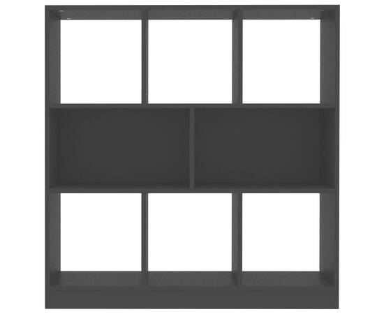 Bibliotecă, negru, 97,5x29,5x100 cm, pal, 4 image