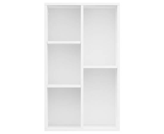 Bibliotecă/servantă, alb, 50x25x80 cm, pal, 6 image