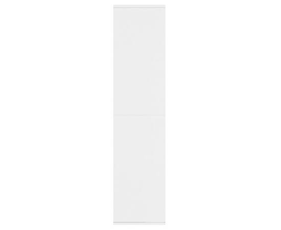 Bibliotecă/servantă, alb, 66x30x130 cm, pal, 7 image