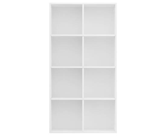 Bibliotecă/servantă, alb, 66x30x130 cm, pal, 6 image