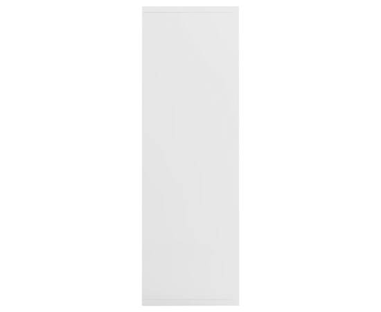 Bibliotecă/servantă, alb extralucios, 50x25x80 cm, pal, 7 image