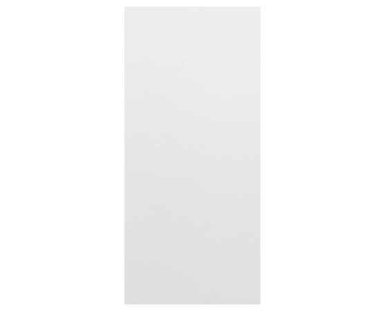 Bibliotecă/servantă, alb extralucios, 66x30x130 cm, pal, 10 image