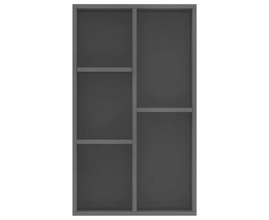 Bibliotecă/servantă, negru, 50x25x80 cm, pal, 6 image