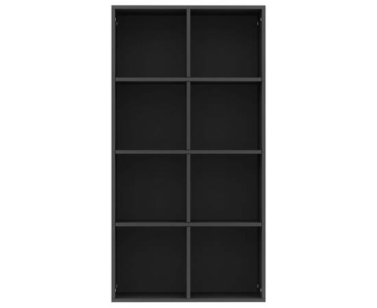 Bibliotecă/servantă, negru, 66x30x130 cm, pal, 6 image