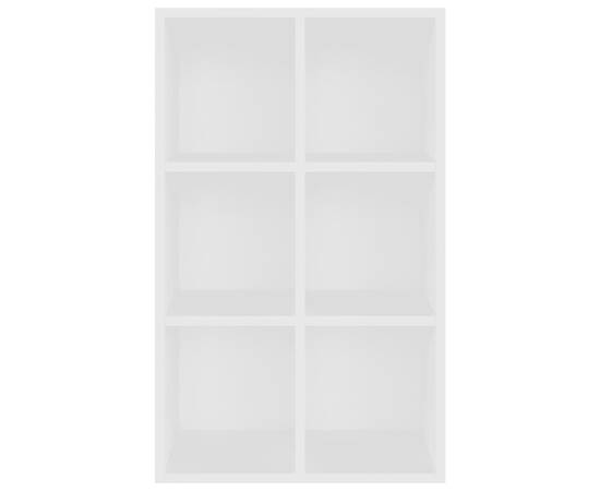 Bibliotecă/servantă, alb, 66x30x97,8 cm, pal, 7 image