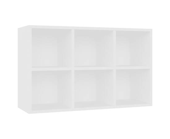 Bibliotecă/servantă, alb, 66x30x97,8 cm, pal, 6 image