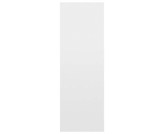 Bibliotecă/servantă, alb extralucios, 66x30x97,8 cm, pal, 10 image