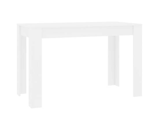 Masă de bucătărie, alb, 120 x 60 x 76 cm, pal, 2 image