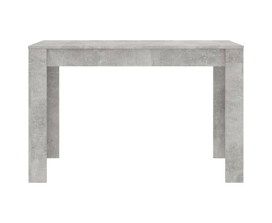 Masă de bucătărie, gri beton, 120 x 60 x 76 cm, pal, 4 image