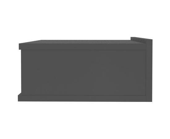 Noptiere suspendate, 2 buc., negru, 40x30x15 cm, pal, 5 image