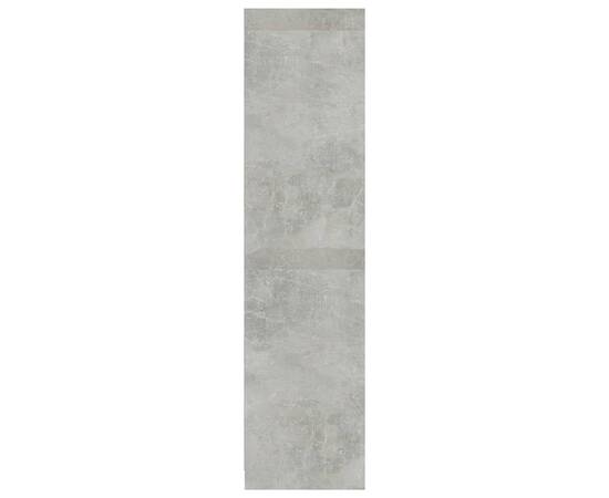 Șifonier, gri beton, 100x50x200 cm, pal, 5 image