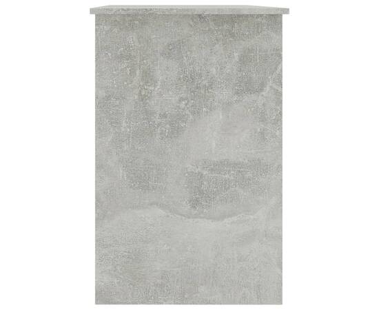 Birou, gri beton, 100 x 50 x 76 cm, pal, 5 image