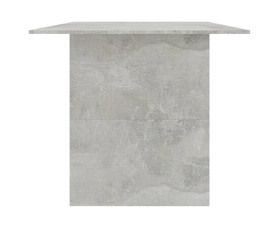 Masă de bucătărie, gri beton, 180 x 90 x 76 cm, pal, 5 image