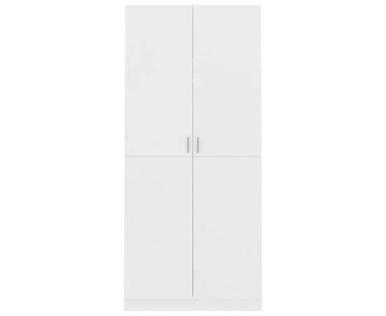 Șifonier, alb, 90x52x200 cm, pal, 6 image