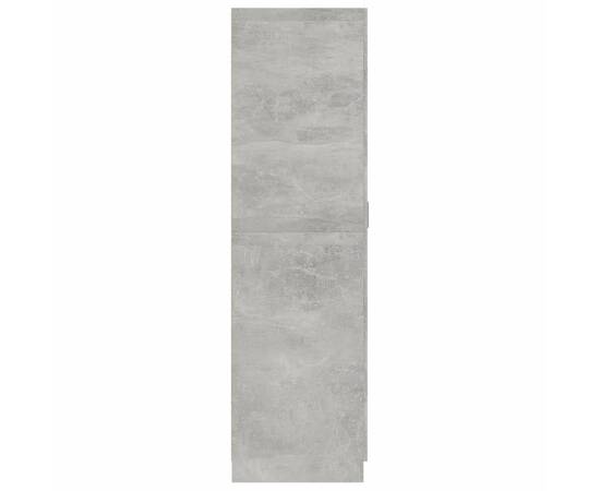 Șifonier, gri beton, 80x52x180 cm, pal, 7 image