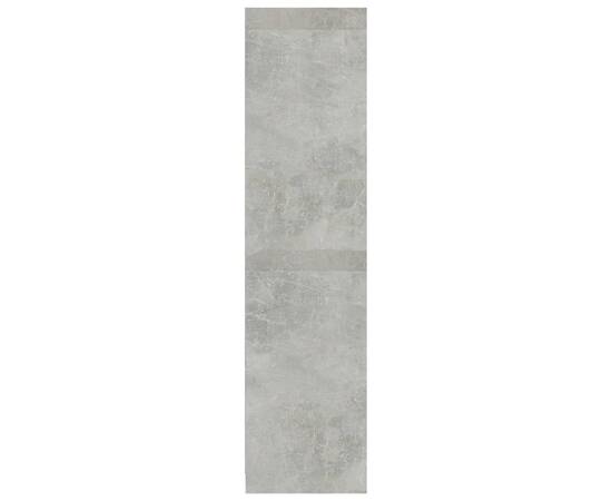 Șifonier cu sertare, gri beton, 50x50x200 cm, pal, 5 image