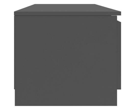 Comodă tv, negru, 140 x 40 x 35,5 cm, pal, 5 image