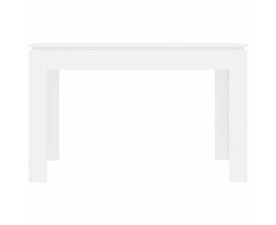 Masă de bucătărie, alb, 120 x 60 x 76 cm, pal, 4 image