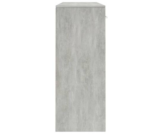 Servantă, gri beton, 110x30x75 cm, pal, 5 image